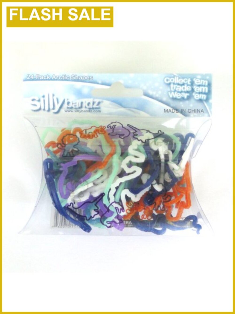 Silly Bandz Arctic Pack 24 Count Bracelets Set